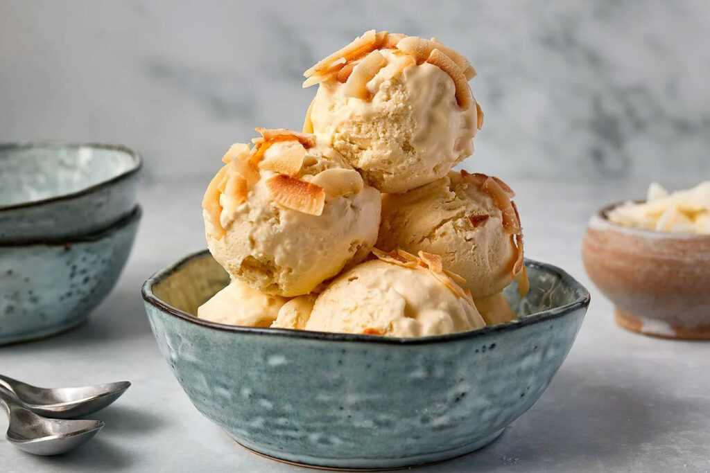 Крем брюле мороженое с варёной сгущенкой «Не слипнется»